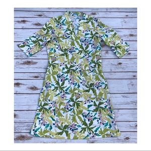 J McLaughlin Floral Print Tunic Dress Size 10